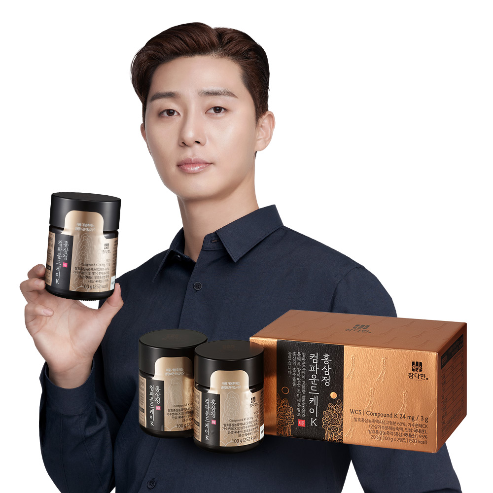 ▲참다한 홍삼의 ‘홍삼정 컴파운드케이K’.  (사진제공=참다한홍삼)