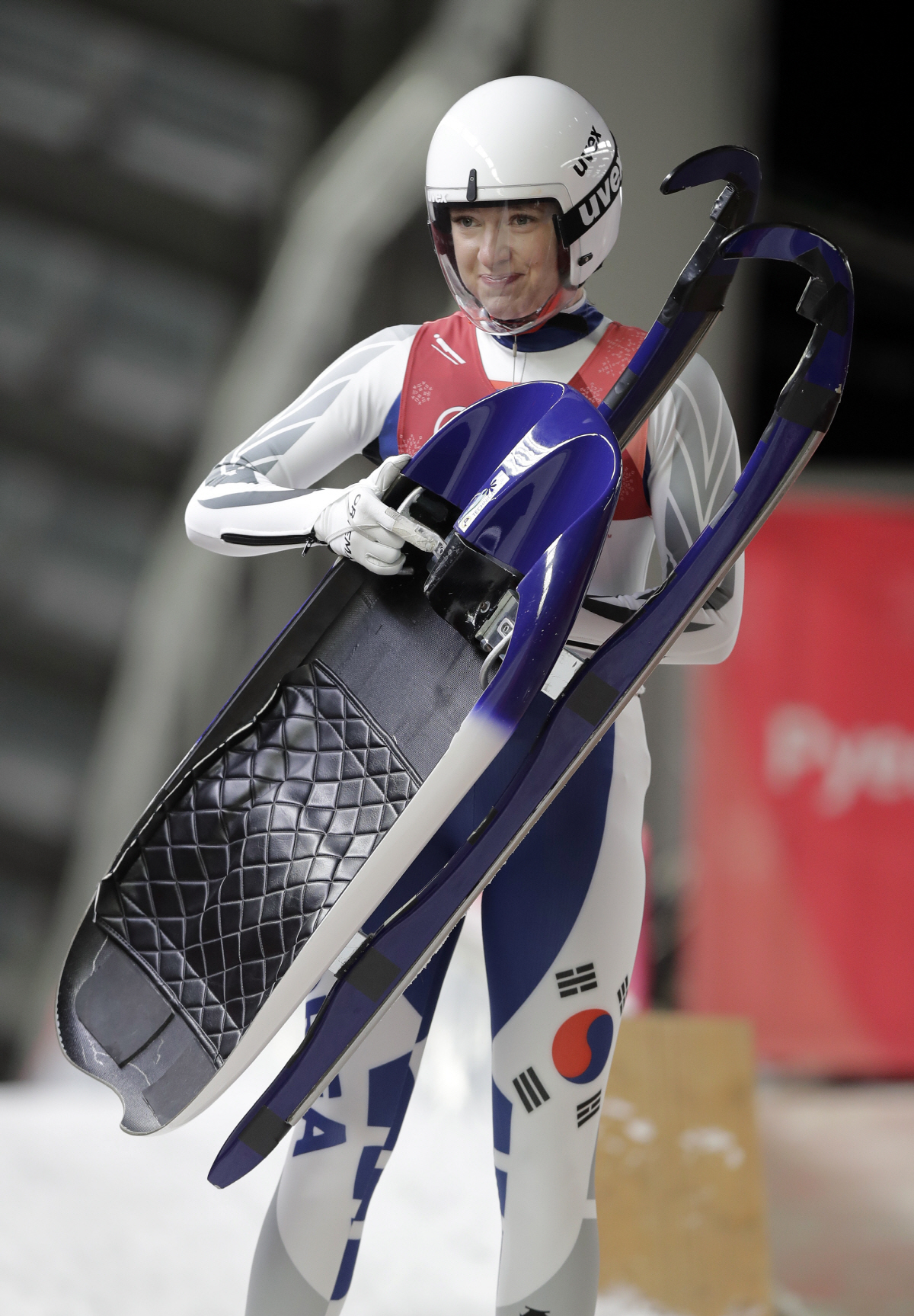 ▲(뉴시스) 2018년 평창올림픽 루지 국가대표로 참가한 에일린 프리쉐(29·경기주택도시공사)
