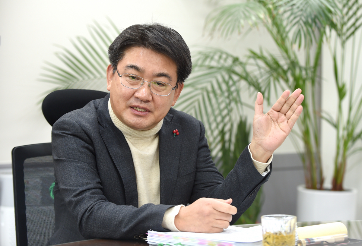 ▲오승록 노원구청장이 25일 이투데이를 만나 "향후 10년 후 노원은 천지개벽할 것"이라고 밝혔다. (사진제공=노원구)