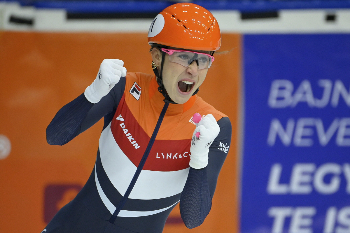 ▲(뉴시스) 네덜란드 쇼트트랙 대표 수잔 슐팅
