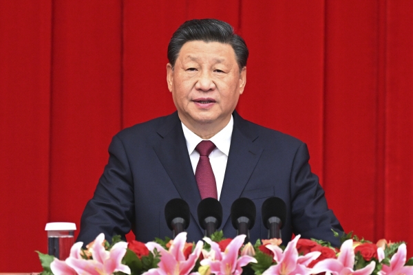 ▲시진핑 중국 국가주석이 지난달 31일 신년사를 전하고 있다. 베이징/AP뉴시스
