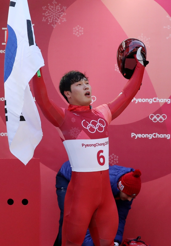 ▲(뉴시스) 2018년 평창동계올림픽 당시 금메달을 차지한 윤성빈
