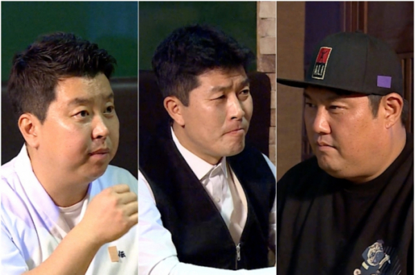 ▲정호영, 김병현, 최준석(사진제공=KBS)