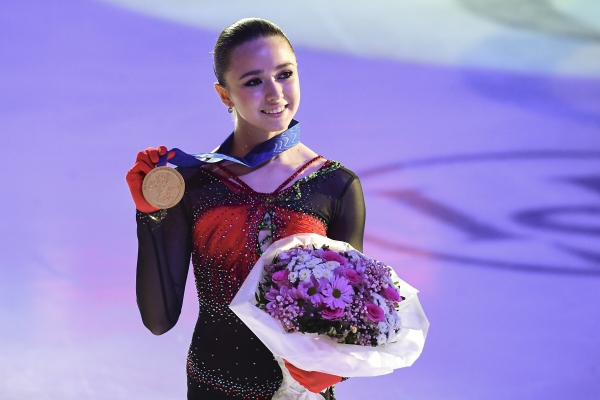 ▲(뉴시스) 2022 베이징동계올림픽 피겨스케이팅 여자싱글 유력한 우승후보로 꼽히는 카밀라 발리예바(ROC)
