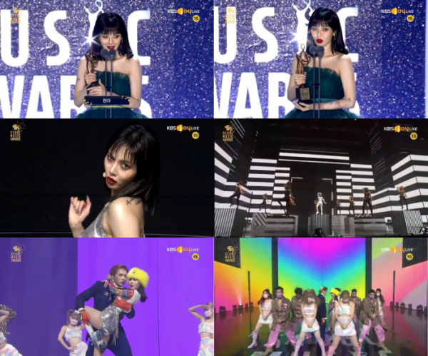 ▲현아(사진 = KBS Joy '제31회 하이원 서울가요대상' 방송 캡처)