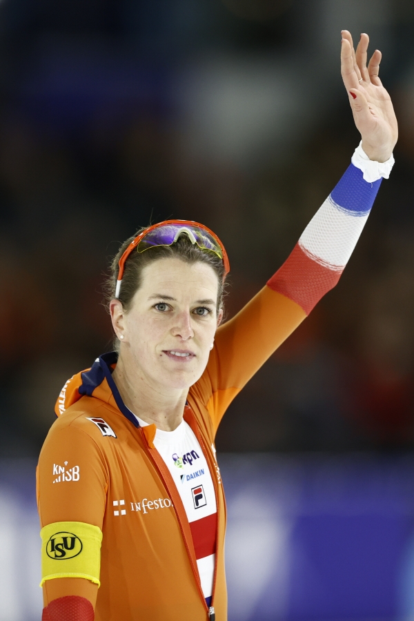 ▲(뉴시스) 5대회 연속 금메달 기록에 도전하는 네덜란드 스피드스케이팅 대표 이레인 뷔스트
