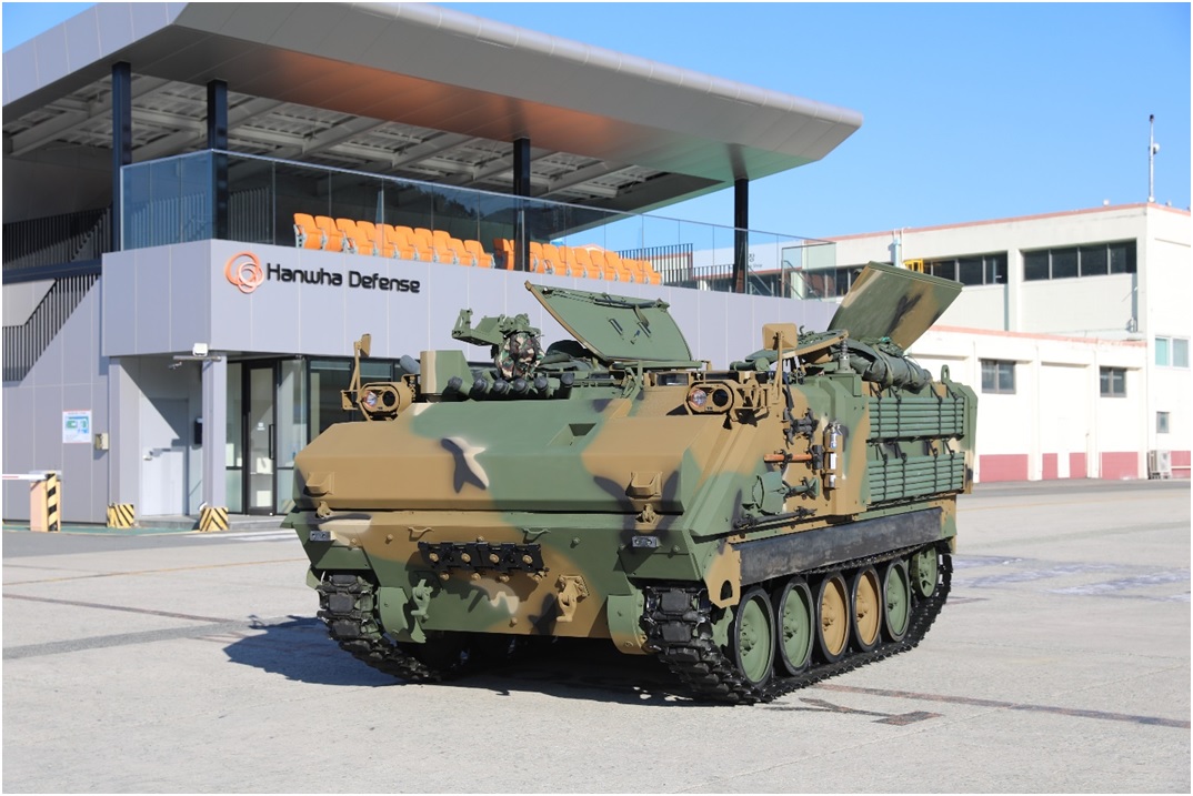▲120mm 자주박격포 (사진제공=한화디펜스)