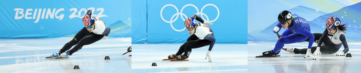 ▲남자 쇼트트랙 국가대표 이준서(왼쪽부터), 황대헌, 박장혁. (연합뉴스)