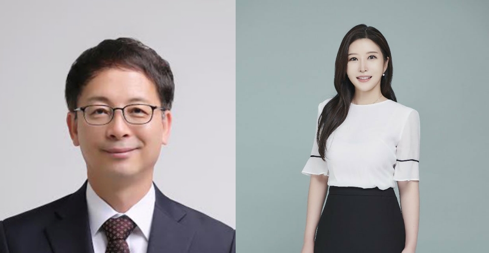 ▲판틸로고스 연구개발 총괄 정형남 연구소장(왼쪽)과 유틸렉스 임상 총괄 박신후 본부장 (사진제공=유틸렉스)