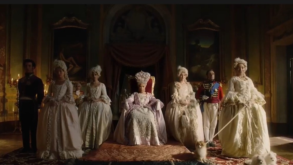 ▲넷플릭스 오리지널 드라마 ‘브리저튼’을 패러디한 영상 (출처=삼성 갤럭시 언팩 2022 행사 캡처)