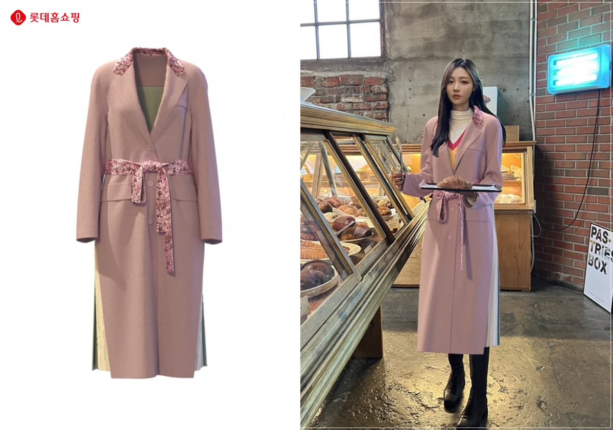 ▲롯데홈쇼핑 가상 모델 루시가 가상 의류 'LOV-F'를 입고 있다.   (사진제공=롯데홈쇼핑)