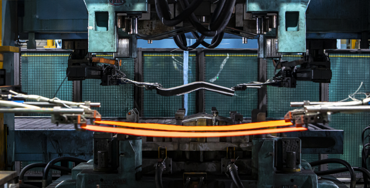 ▲현대제철 예산 공장에서 생산 중인 자동차용 고강도 핫스탬핑 부품 (사진제공=현대제철)