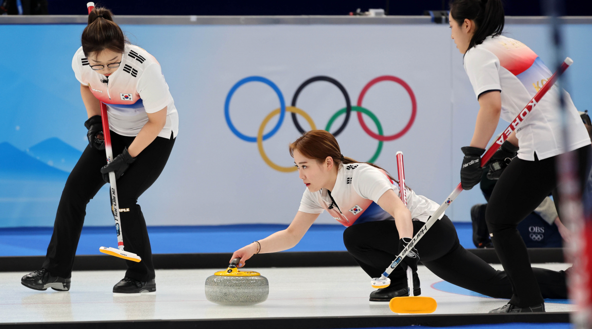 ▲공격 중인 한국의 김초희. (뉴시스)