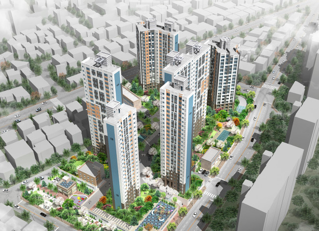 ▲남양주 ‘퇴계원2구역 재개발정비사업’ 조감도 (자료제공=대한토지신탁)