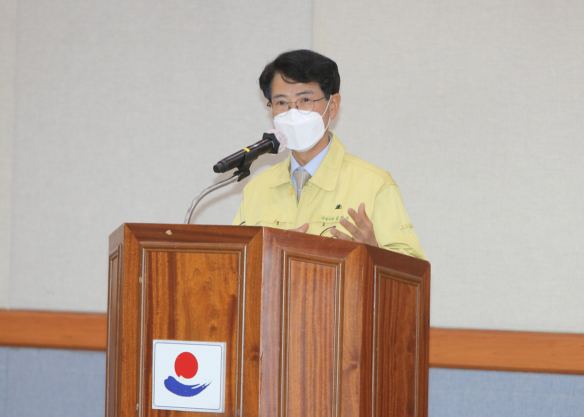 ▲김한근 강릉시장. (뉴시스)