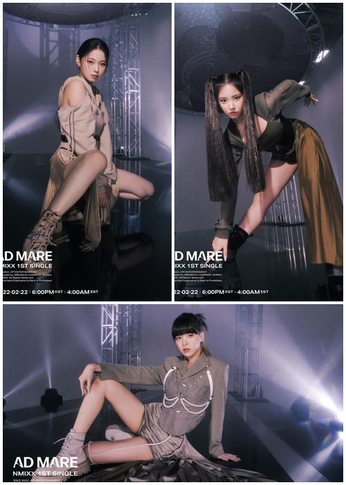 ▲엔믹스 릴리ㆍ지우ㆍ규진(사진제공=JYP엔터테인먼트)