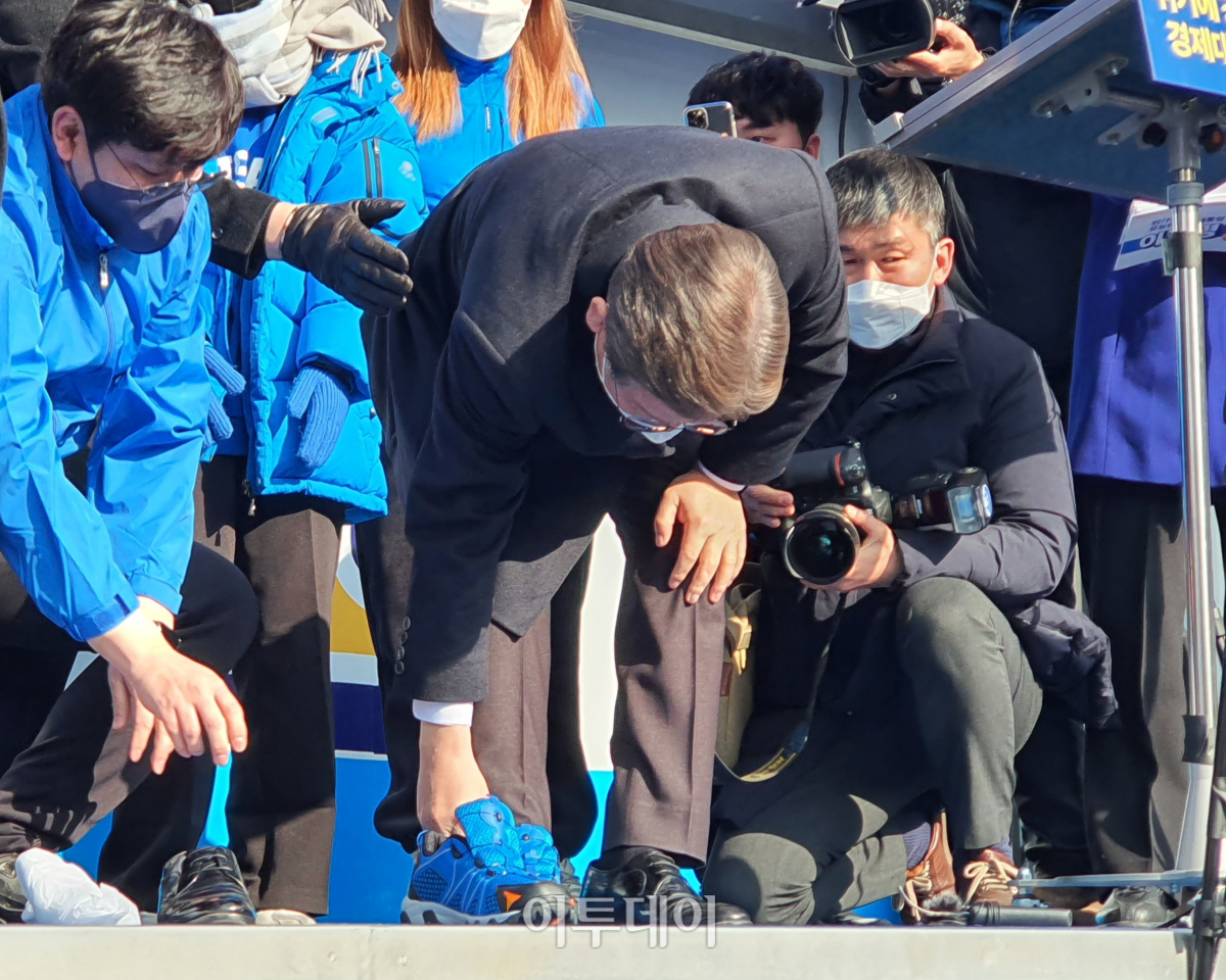 ▲이재명 더불어민주당 대선후보.  (부산=유혜림 기자 wiseforest@)