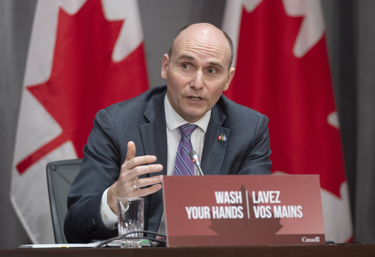 ▲장 이브 뒤클로 캐나다 보건부장관. AP뉴시스