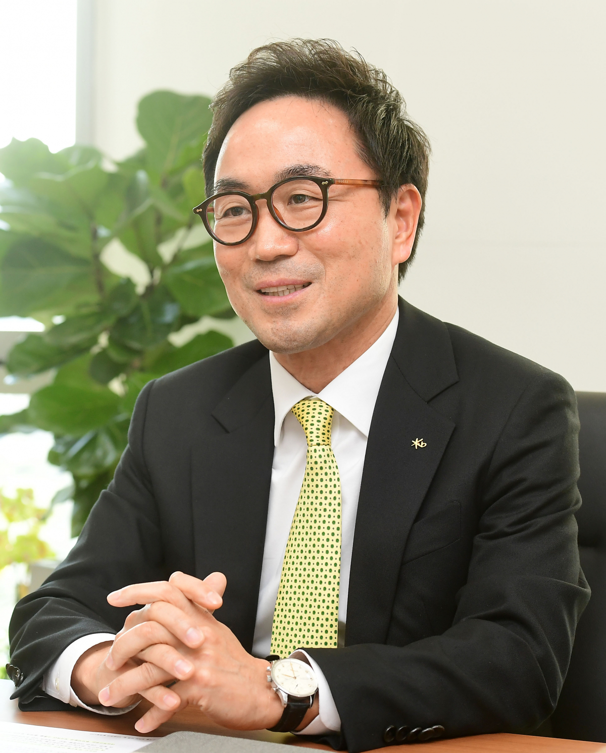 ▲심재송 KB증권 전무가 8일 서울 여의도 본사에서 이투데이와 인터뷰를 하고 있다. 고이란 기자 photoeran@