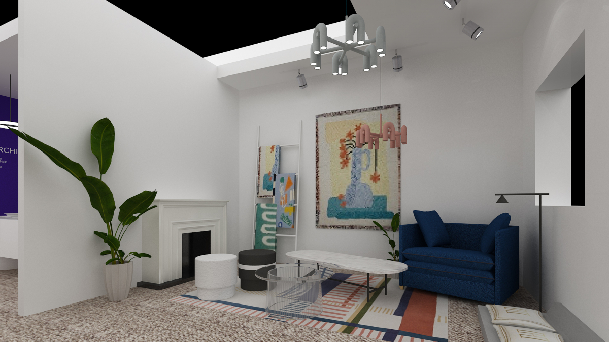 ▲2022 서울리빙디자인페어 메종아카이브 부스 시안.  (사진제공=롯데백화점)