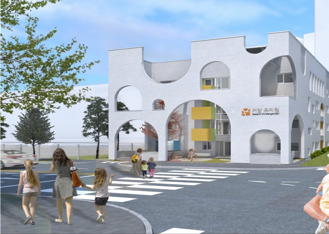 ▲송파위례유치원 조감도 (서울특별시교육청 제공)