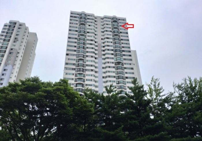 ▲경기 성남시 분당구 서현동 91 한양 317동 28층 2801호 (사진제공=지지옥션)