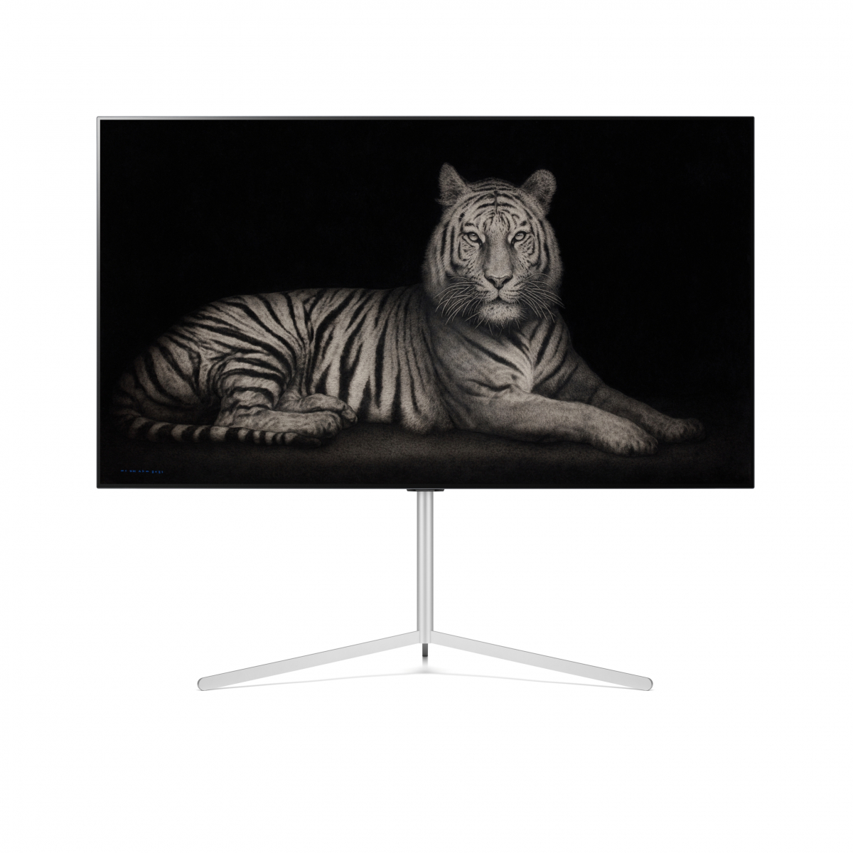 ▲LG전자는 LG 올레드 TV에 호랑이 모습을 담은 NFT 예술 작품을 선보인다. (사진제공=LG전자)