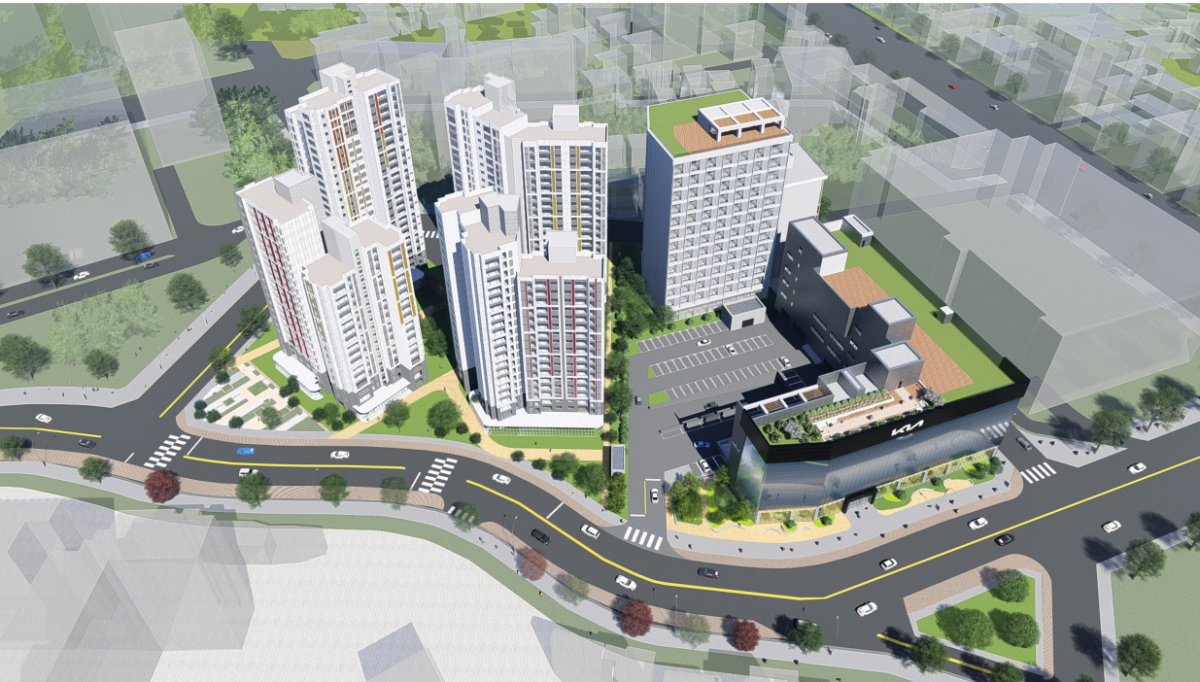 ▲금천구 기아자동차부지 개발 조감도.  (사진제공=금천구)