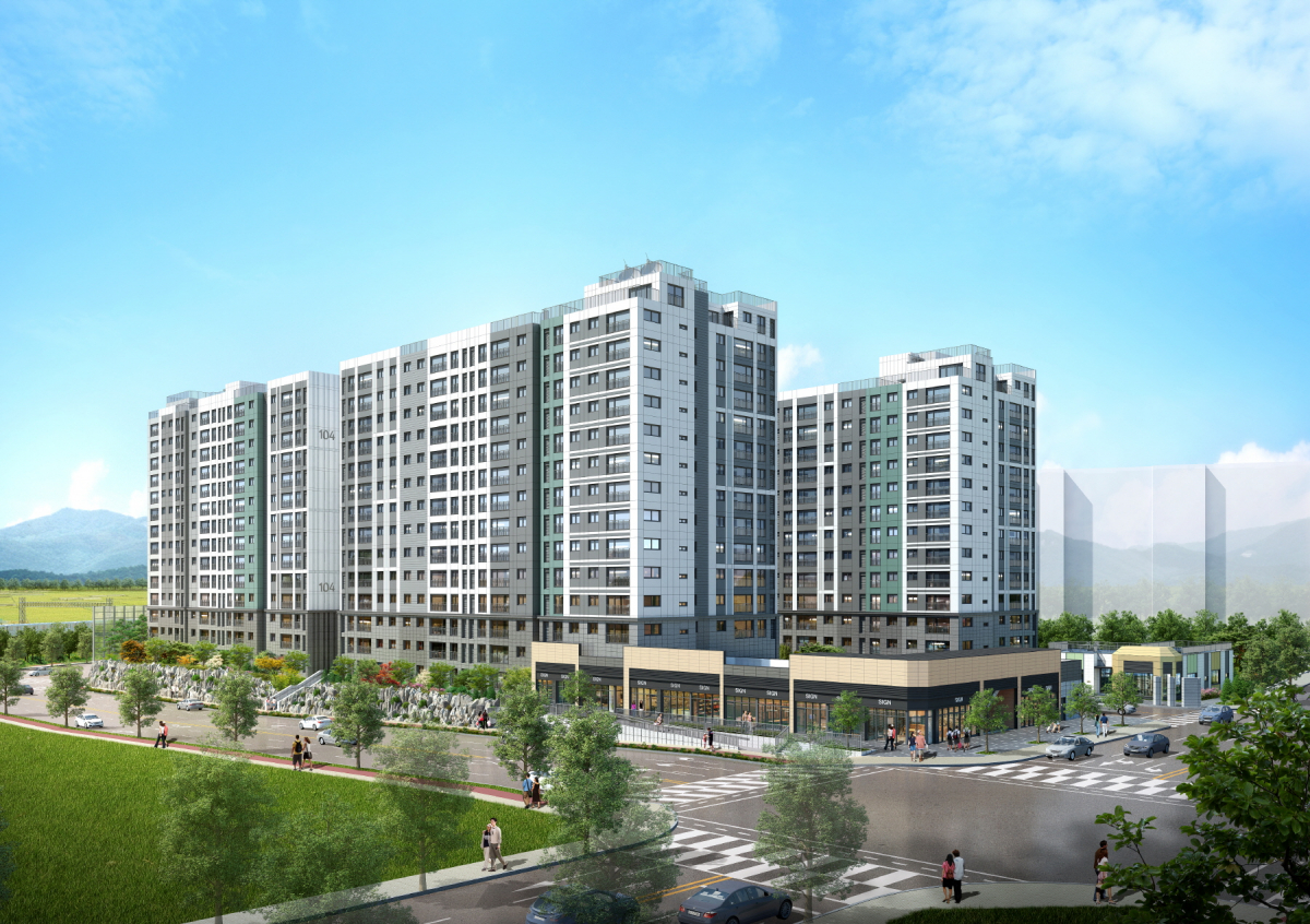 ▲수원역 푸르지오 더 스마트 투시도 (사진제공=대우건설)