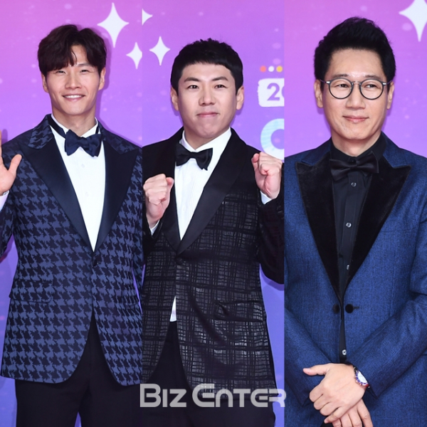 ▲김종국(왼쪽부터), 양세찬, 지석진(비즈엔터DB)