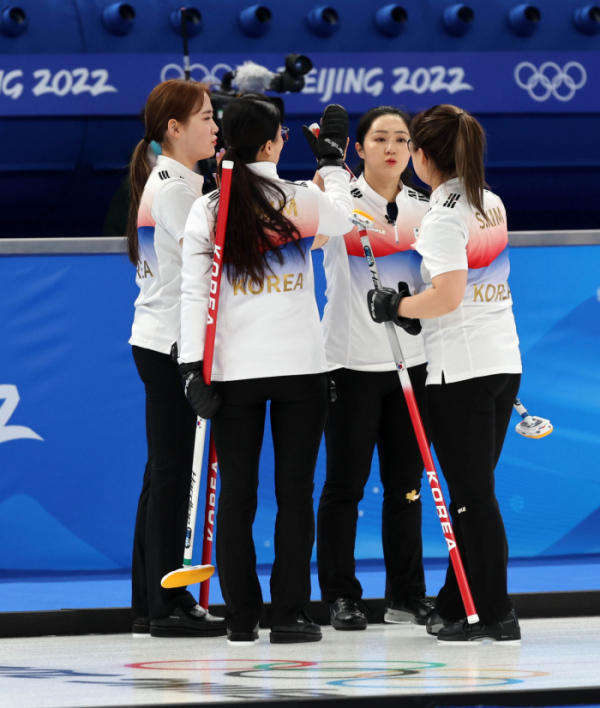 ▲2022 베이징 동계올림픽 한국 여자 컬링대표팀 '팀 킴' (뉴시스)