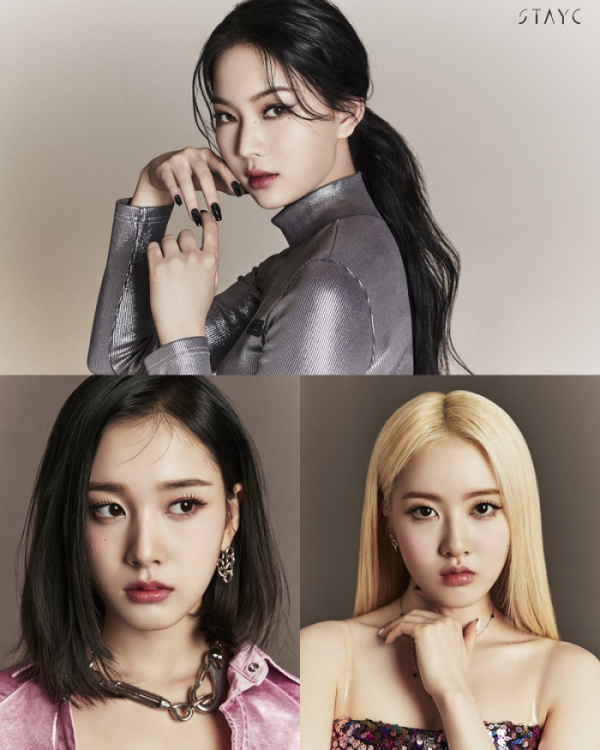 ▲'스테이씨' 시은‧아이사‧재이(사진 = 하이업엔터테인먼트 제공)