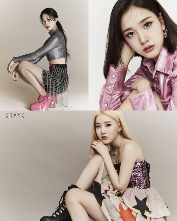 ▲'스테이씨' 시은‧아이사‧재이(사진 = 하이업엔터테인먼트 제공)