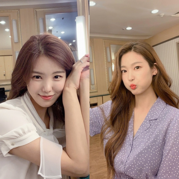 ▲가비엔제이 제니(왼쪽), 서린(사진=제니, 서린 인스타그램)