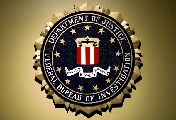 ▲미국 법무부 산하 연방수사국(FBI) 본사에서 로고가 보인다. 로이터연합뉴스
