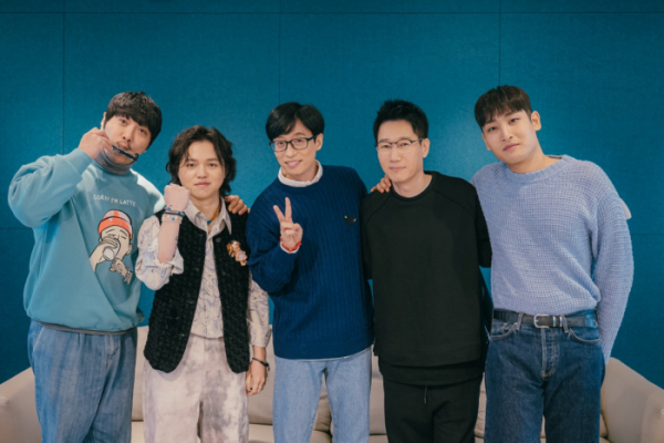 ▲유재석&M.O.M(사진 = MSG워너비 M.O.M 제공)