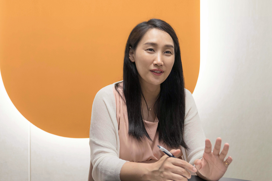 ▲한국어, 러시아어, 몽골어 3개 국어를 구사하는 간치맥 유닛장은 한국에서 강은샘이라는 이름을 사용하고 있다. 대학에서는 한국어를 전공했고, 한국에 교환학생으로 왔다가 졸업 후 한국 무역 회사를 거쳐 현재 하이메디에서 일하고 있다.  (사진제공=하이메디)