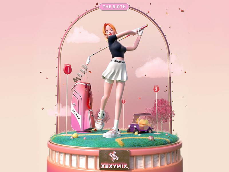 ▲젝시믹스 NFT '제시아'. (브랜드엑스코퍼레이션)