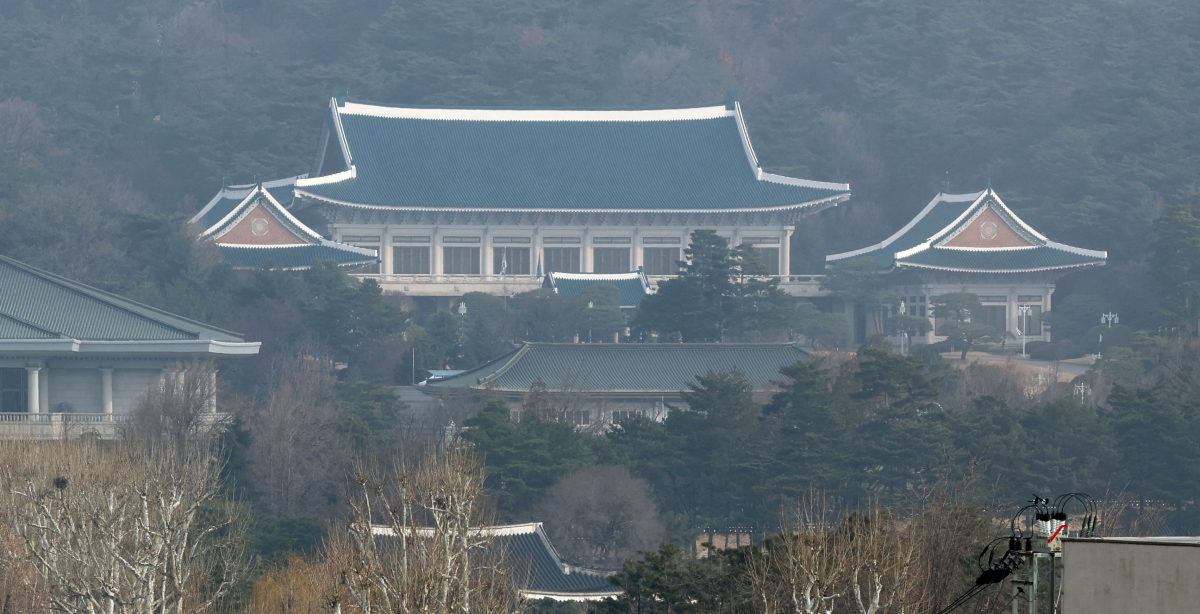 ▲3월 16일 오전 서울 종로구 청와대 모습. (연합뉴스)