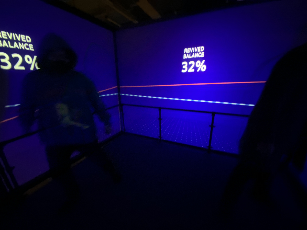 ▲'회복의 균형' 스테이지. (김혜지 기자 heyji@)