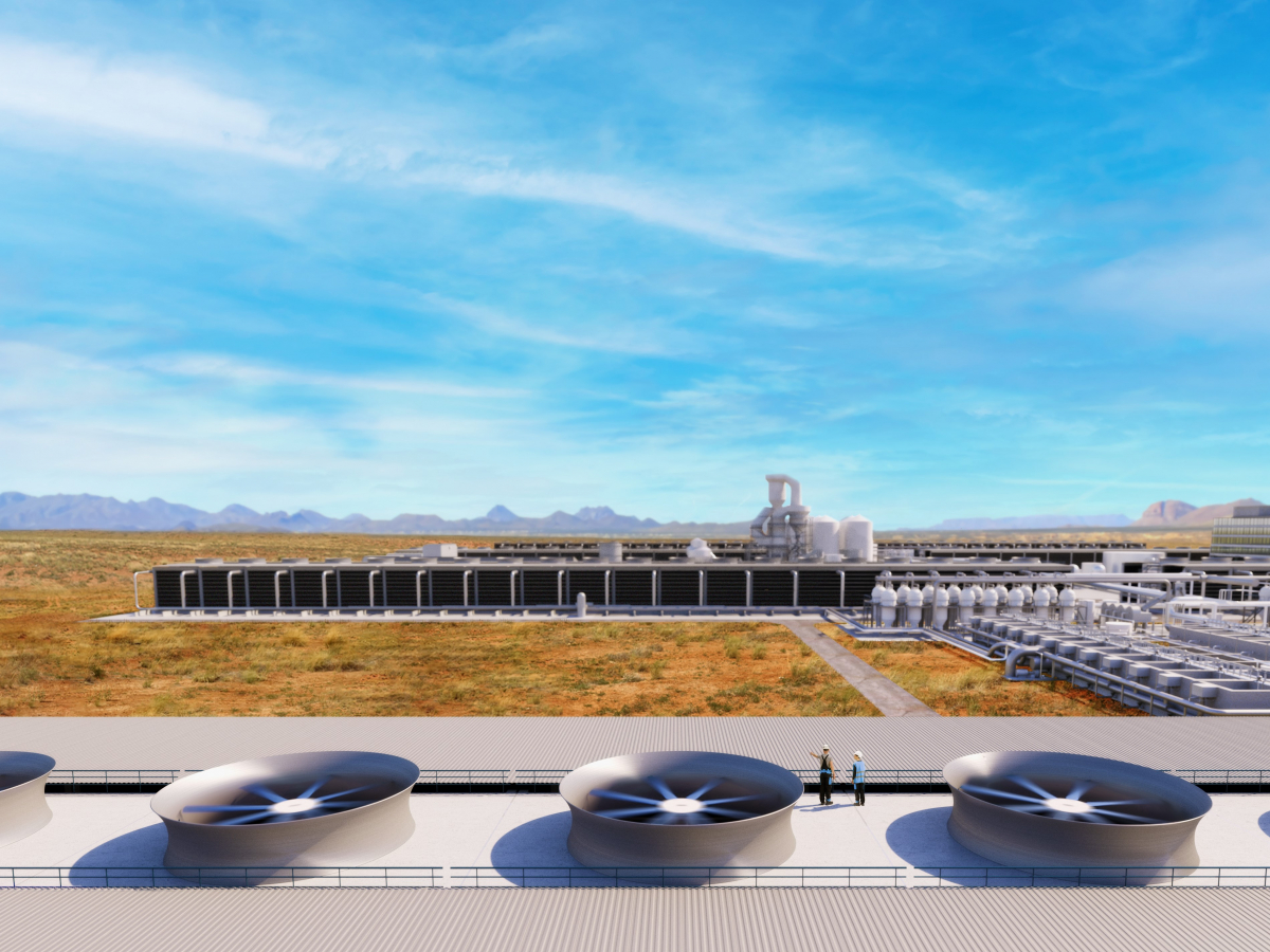 ▲미국 옥시덴탈의 DAC 설비 (사진제공=SK이노베이션)