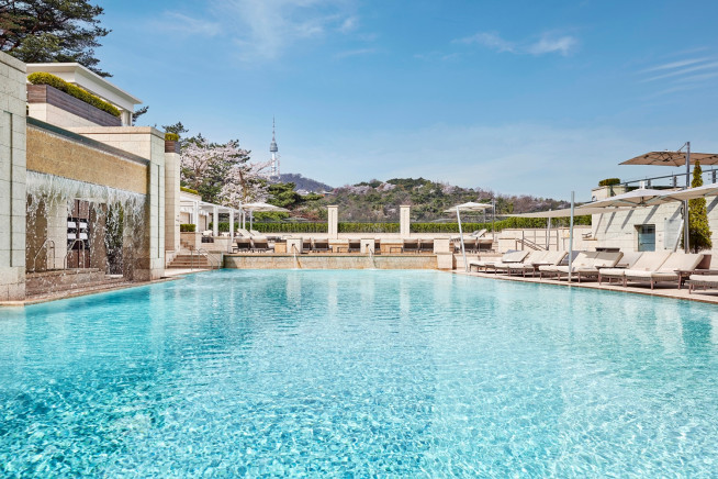 ▲서울신라호텔 어번 아일랜드의 봄 전경(사진제공=신라호텔)