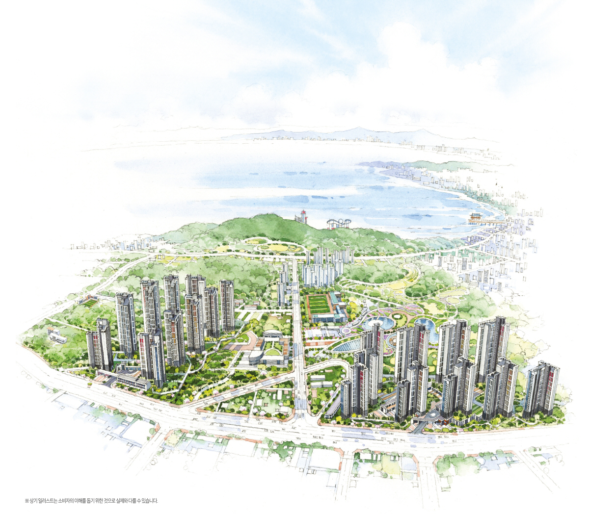 ▲‘힐스테이트 환호공원’ 이미지(자료제공=현대건설)
