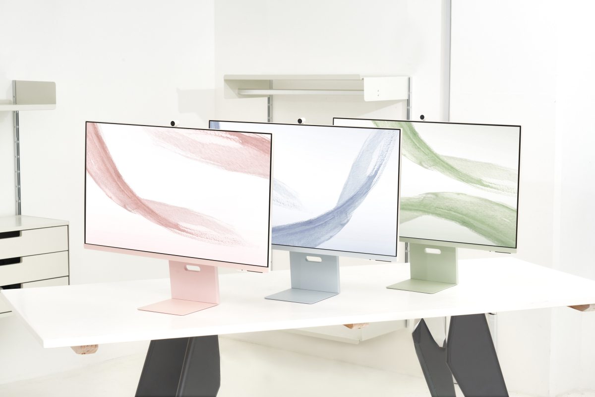 ▲삼성전자가 자연에서 영감을 받은 신규 3가지 색상의 스마트 모니터 M8을 출시한다.  (사진제공=삼성전자)