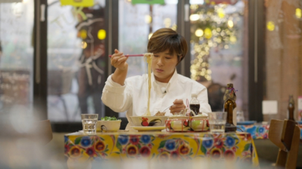 ▲'노는언니' 박세리 서울 맛집투어(사진제공=티캐스트 E채널)