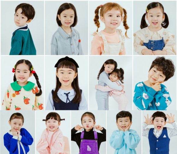 ▲김주찬-김준목-다니엘라-박지유-오은서-우예원-윤소이&윤채이-윤하빈-이로아-이시안-정소희-정윤성-조우준(사진제공=KBS 2TV)