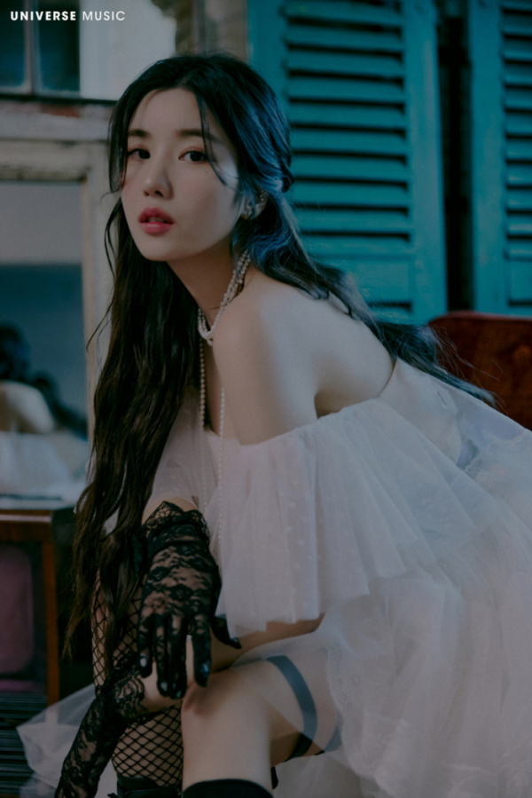 ▲유니버스(UNIVERSE) 뮤직의 3월 신곡 권은비 ‘ESPER’ 콘셉트 포토(사진제공=엔씨소프트(NC)/클렙(Klap))