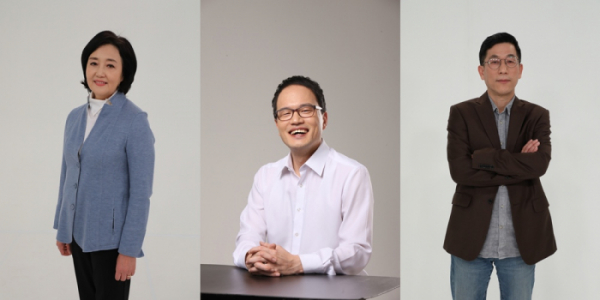 ▲지상파 SBS 선거방송 ‘2022 국민의 선택’ 박영선, 박주민, 진중권(사진제공=SBS)