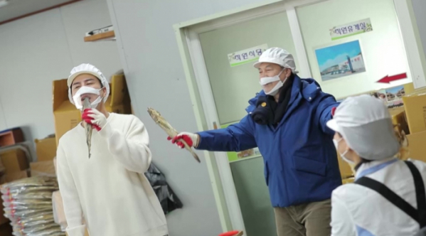 ▲'갓파더' 장민호, 김갑수(사진제공=KBS 2TV)