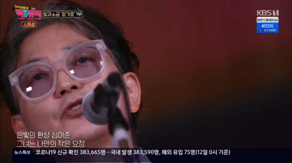 ▲'백투더뮤직' 빛과 소금 장기호(사진제공=KBS1)